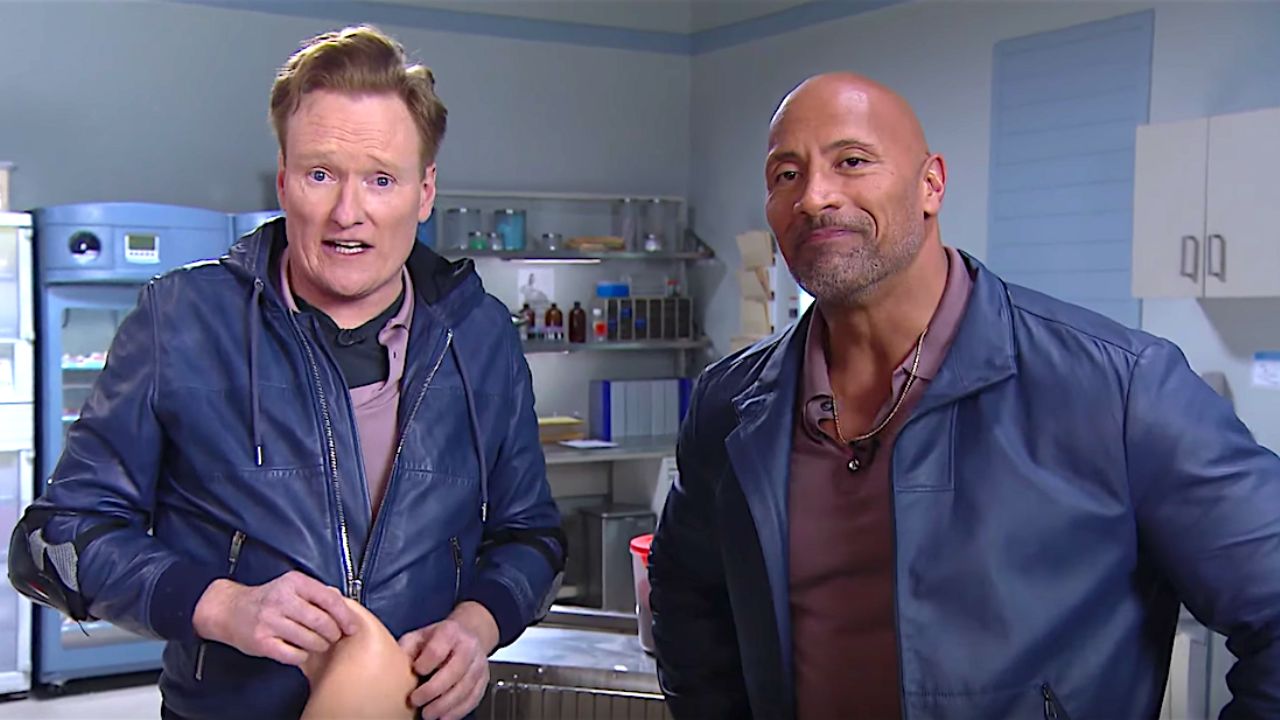 Conan O'Brien The Rock