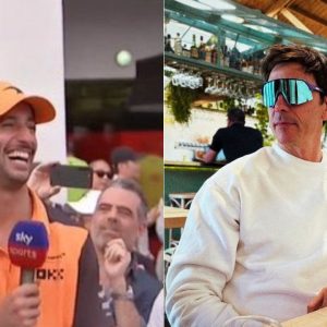 Daniel Ricciardo spills the truth behind Toto Wolff flaunting RIC3 $110 merch