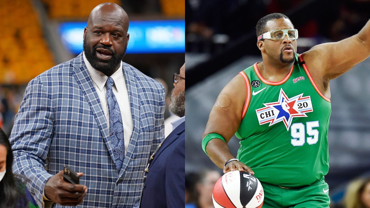 Shaquille O'Neal and Spice Adams