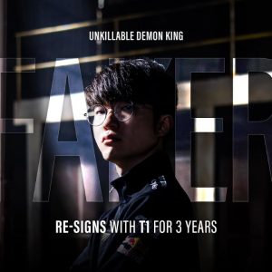 League of Legends pro Faker signs new three year deal with T1
