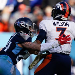 Russell Wilson is on pace for 55 sacks, the most in NFL history, as the Broncos paid him $250 million to get beat up