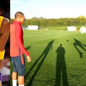 6FT 6” Kobe Bryant, Who Played as a Goalkeeper in Europe, Once Practiced With $150 Million Worth Kylian Mbappe