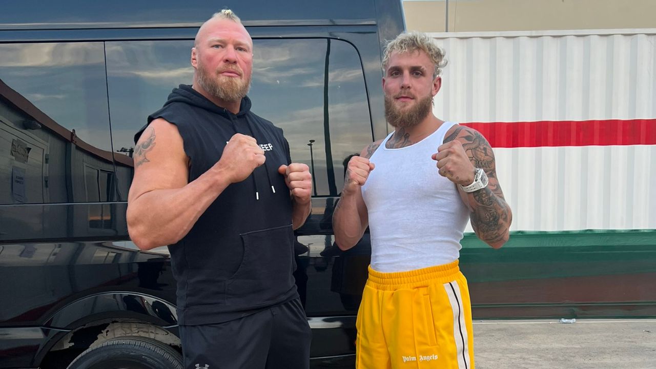 Jake Paul Brock Lesnar