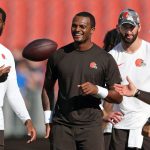 Deshaun Watson Receiving a 'Warm Hug' from NFL Commissioner Roger Goodell Causes an Uproar on Twitter; "Thug Should be in Prison"