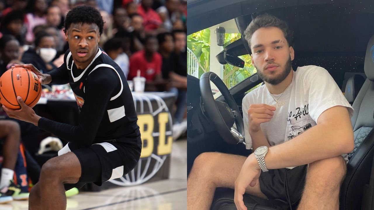 Bronny James, While Showing Off His 3 Tattoos, Was Hilariously 'Hit On' By Adin Ross In Front Of 1000s