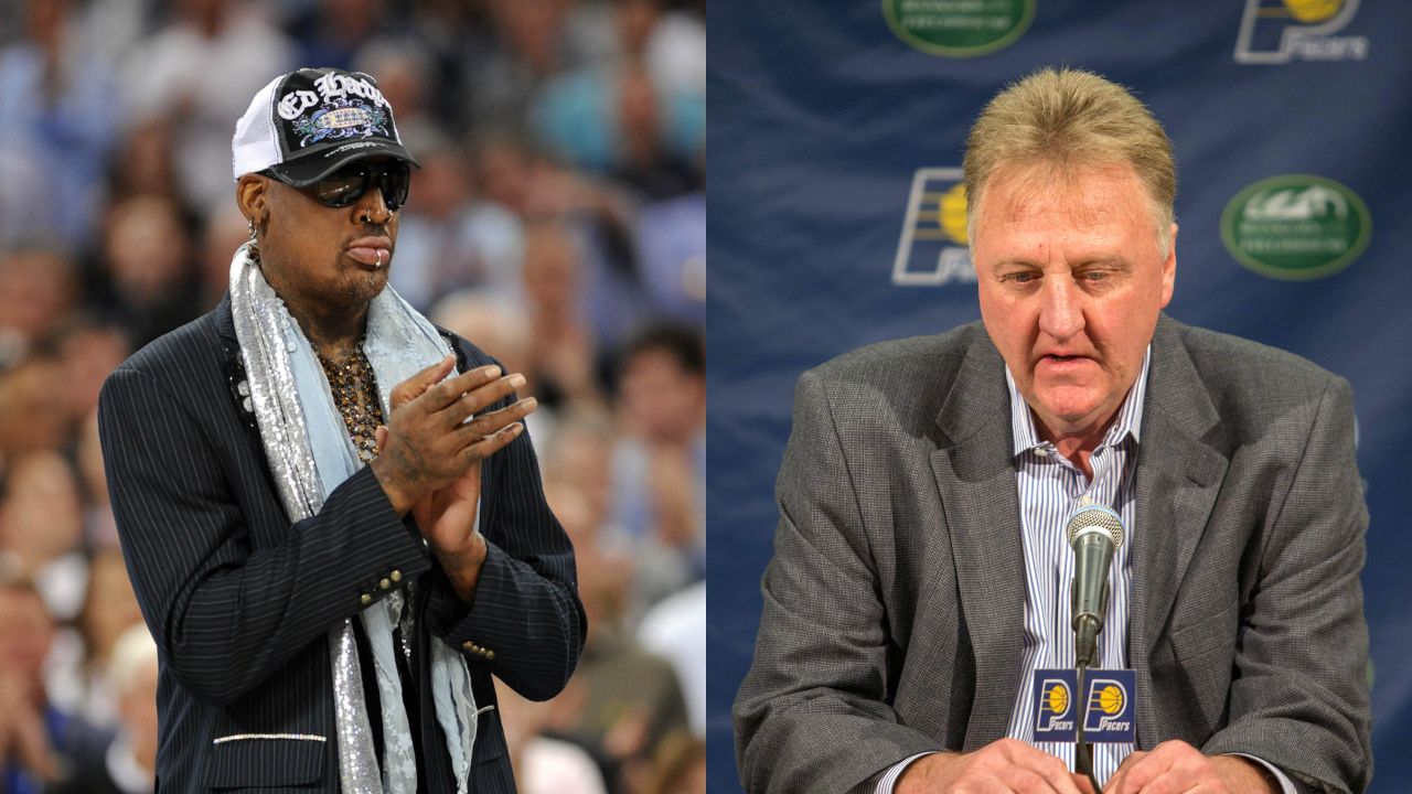 Accused of Being Racist Towards Larry Bird, 6FT 8” Dennis Rodman Defended Himself by Quoting ‘White Surrogate Family’ and Ex-wife Annie Bakes