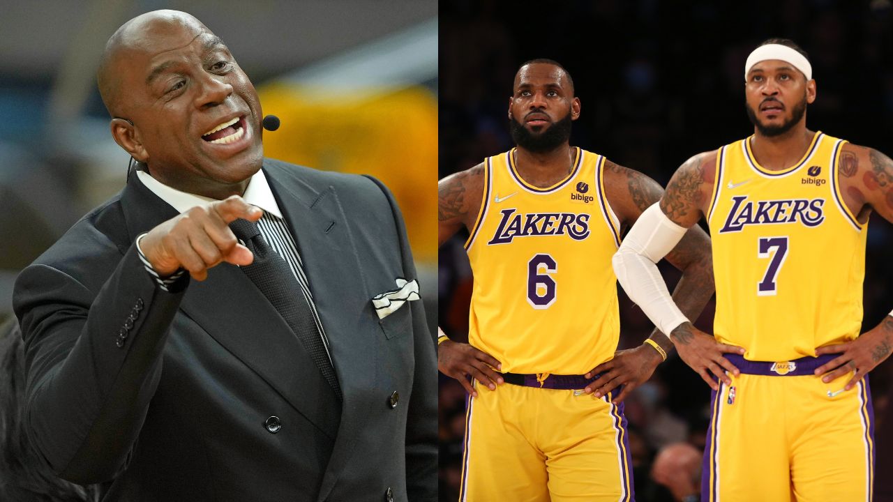 "NBA Went Down After Magic Johnson Was Out”: When Rookie LeBron James & Carmelo Anthony Discussed the Impact of Lakers Stars’ Sudden Retirement