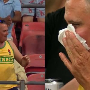 "Through the hands and onto the nose": Fan hurt after missing crowd catch in Thunder vs Heat BBL 12 match