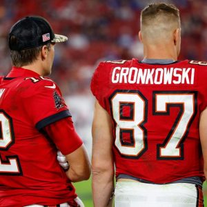 Tom Brady and Rob Gronkowski