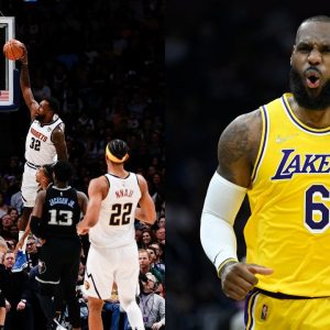 “Sheesh Jeff Green”: LeBron James Gets Mesmerized By 36-year-old's Dunk in Nikola Jokic and Co’s Statement Win Over Grizzlies