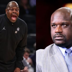 Shaquille O’Neal, Despite Beating Patrick Ewing 15 Times, Cried On National TV Over Knicks Legend Being Disrespected