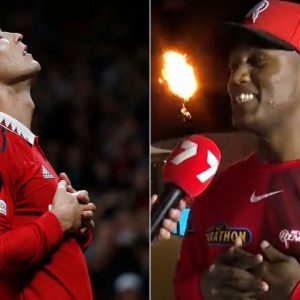 "That one was definitely for Cristiano Ronaldo": Akeal Hosein copies Ronaldo celebration after picking maiden BBL wicket at Cazaly's Stadium