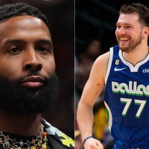 After Leaving $4.25 Million Contract, Odell Beckham Jr Backs Dallas Rumors as he Watches Luka Doncic Dismantle the Suns