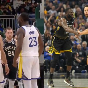 WATCH: Stephen Curry Reacts to Draymond Green Reciting What Bucks Fan Said to Him Before He Got Thrown Out