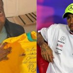 "Keeping it safe with me always": Lewis Hamilton pays tribute to Pele by revealing signed Brazilian jersey he got from 3-time FIFA World Cup winner