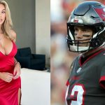 Veronika Rajek and Tom Brady