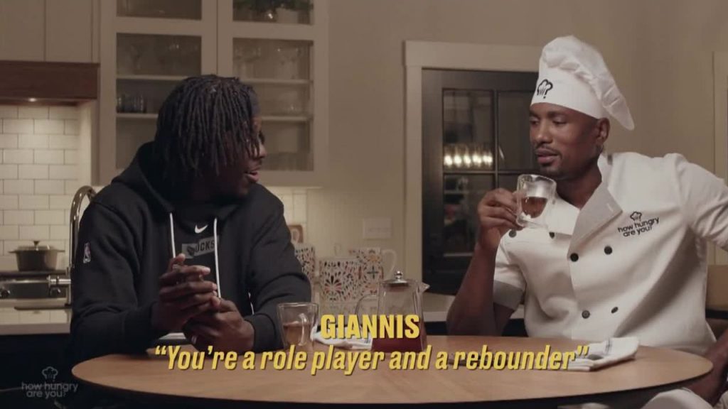 Watch: 7-Foot Giannis Antetokounmpo Hilariously Roasts Serge Ibaka's Culinary Skills During Video Call With Jrue Holiday  