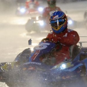 Fernando Alonso once won in ice in just 2 laps despite starting second last