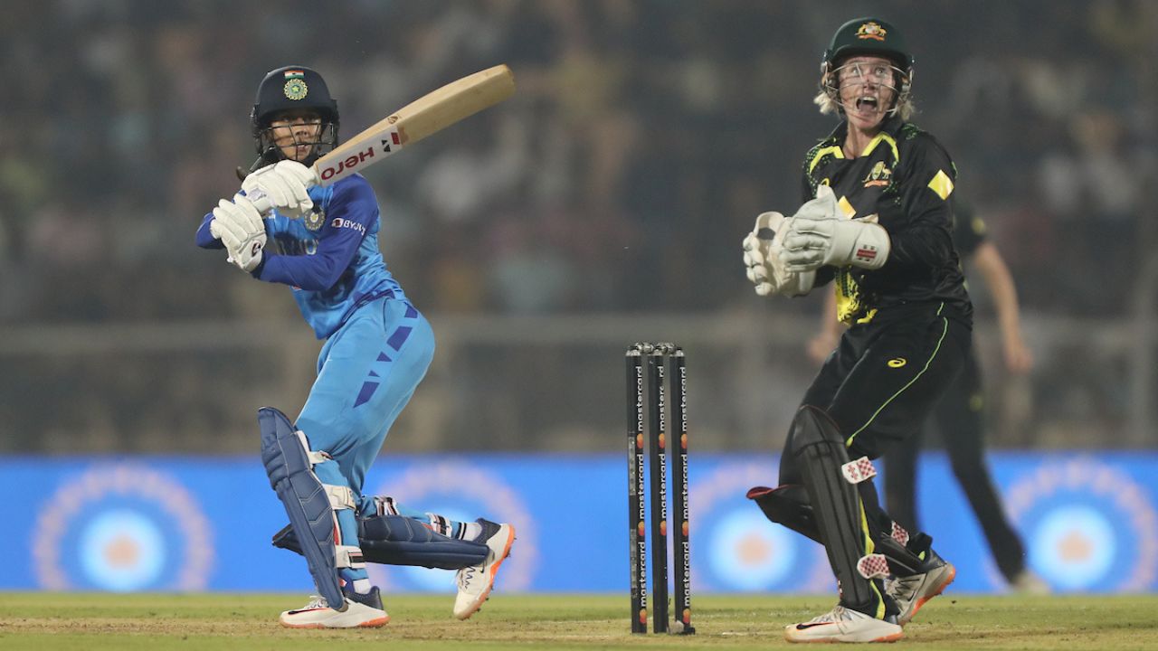 Why is Jemimah Rodrigues not playing today's 5th T20I between India Women and Australia Women in Mumbai?