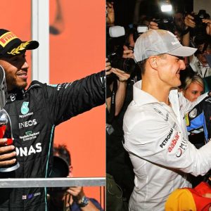Michael Schumacher preferred Sebastian Vettel to break all records over Lewis Hamilton