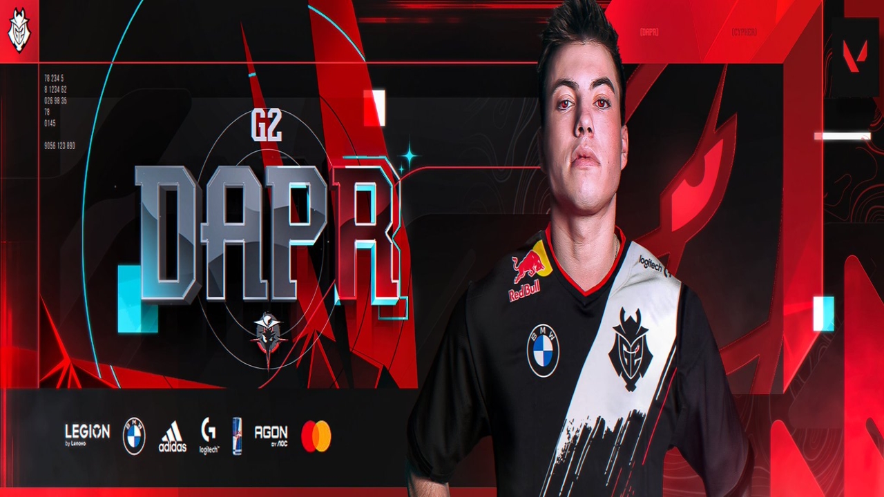 SEN Dapr Joins G2 Esports Valorant Alongside ShahZaM and a couple of Other V1 Members