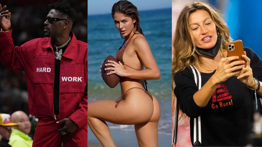 Antonio Brown, Sydney Moreau, Gisele Bundchen