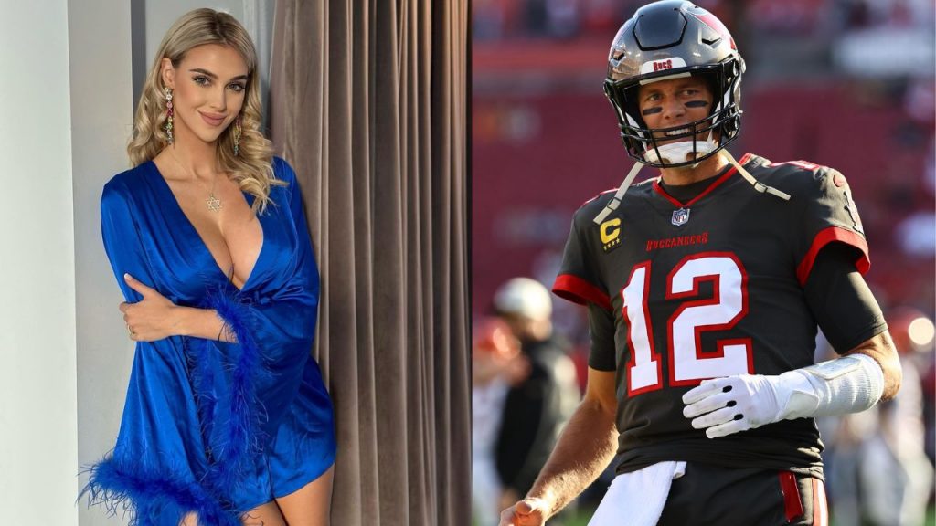 Veronika Rajek and Tom Brady