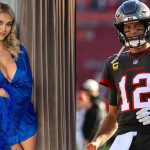 Veronika Rajek and Tom Brady