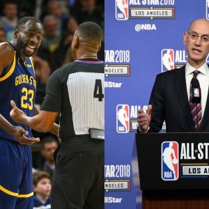 Adam Silver Shockingly Fines Draymond Green $25,000 For Slightly Curt Comments Made to a Fan During Game vs Mavericks