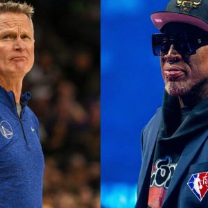 "Dennis Rodman felt comfortable around white guys": 'Pearl Jam' loving Steve Kerr confessed The Worm was less comfortable with black teammates