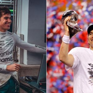 Aston Martin's Lance Stroll believes that he is a lucky charm for the American Football outfit New York Giants