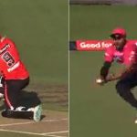 "AIR JORDAN": Chris Jordan pulls off a stunning catch to dismiss Shaun Marsh in REN vs SIX BBL 12 match