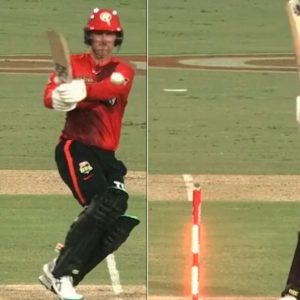 "Oh What's happened there": Nic Maddinson involved in Steve Smith-like extraordinary zing bails incident during Heat vs Renegades BBL 12 match