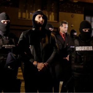 Why did Andrew Tate get arrested?