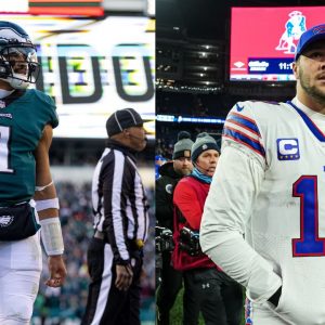 Jalen Hurts and Josh Allen