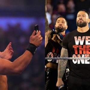 Austin Theory Roman Reigns