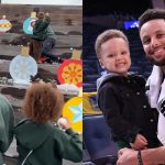 "Canon Curry Has Been Hanging Out With Draymond Green Too Much!": NBA Twitter Reacts as Stephen Curry Gets Snowballed by 4-year-old Son