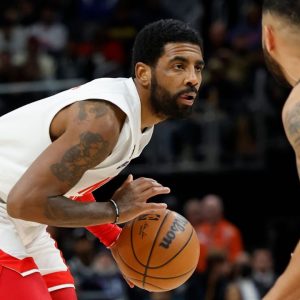 Kyrie Irving Faced With ‘Happy Hanukkah’ And ‘Round Earth’ Graphics By The Pistons Amidst Antisemitic Row