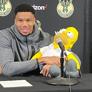 Giannis Antetokounmpo Talks About "Getting Freaky" For His Birthday and Shows Off a Stolen $45 Plushie