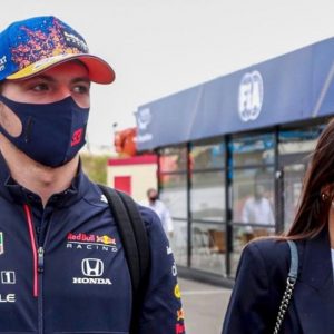 Kelly Piquet almost gets hit by $14 million Aston Martin near Max Verstappen's garage