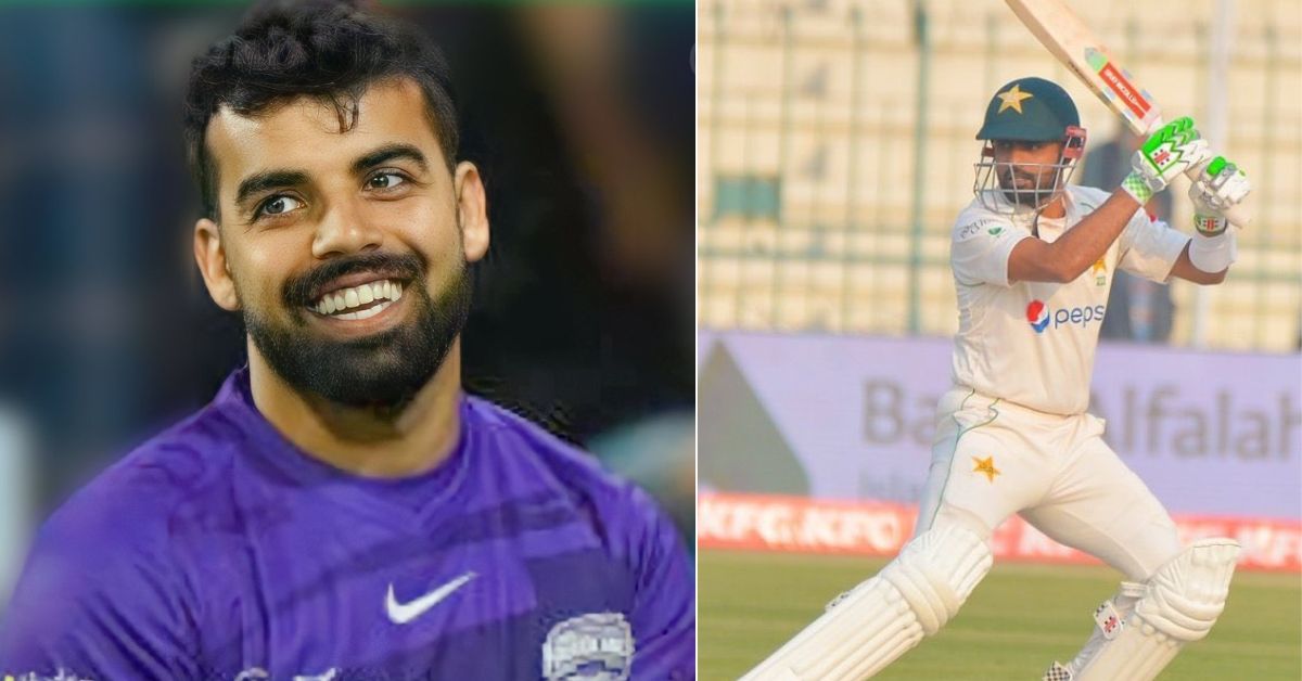 "Babar King Azam": Shadab Khan mesmerized by Babar Azam 9th Test century in Karachi Test