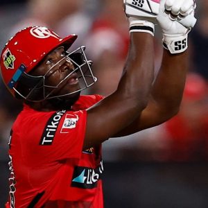 Why is Andre Russell not playing today's BBL 12 match between Sydney Sixers and Melbourne Renegades at the SCG?