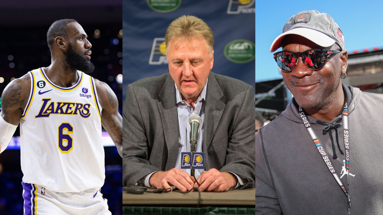 “Larry Bird Can’t Play With Lebron James”: 6x NBA Champ Michael Jordan Crowned 6ft 9” Celtics Legend a Better SF Than LBJ