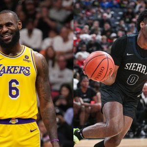 For Father LeBron James' Birthday, Bronny James Posts the Funniest Selfie On His Instagram Story  