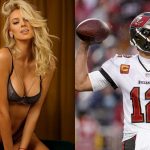 Veronika Rajek and Tom Brady