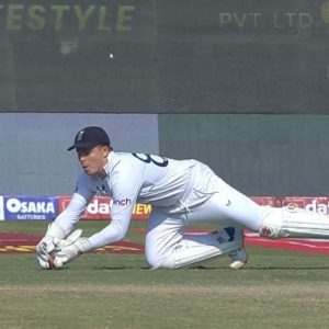 Joel Wilson cricket umpire: Was Saud Shakeel out by Ollie Pope catch off Mark Wood in Multan Test?