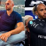 Andrew Tate ignores Lewis Hamilton and Max Verstappen passing him in Abu Dhabi
