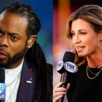 Richard Sherman and Erin Andrews