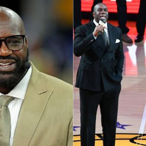 “Thoughts on this?”: Having Led the Purple & Gold to 3 Championships, Shaquille O'Neal Asks NBA Twitter about Pyramid of Lakers Legends