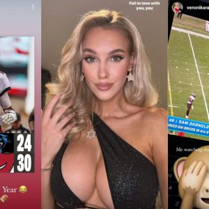 Tom Brady and Veronika Rajek